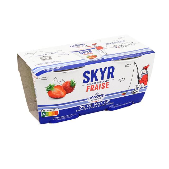 3033491916526 - Les Danone Du Monde - Skyr Fraise 0%mg