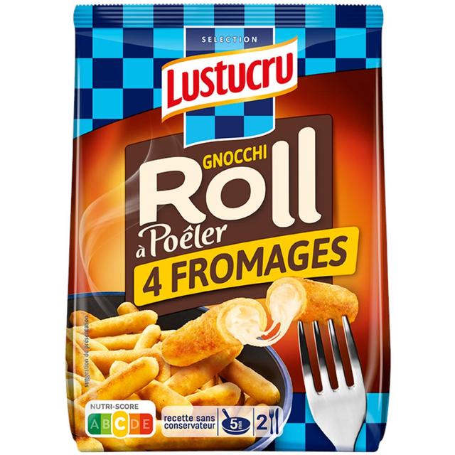 3240931548326 - Lustucru - Gnocchi Roll aux 4 Fromages à poêler