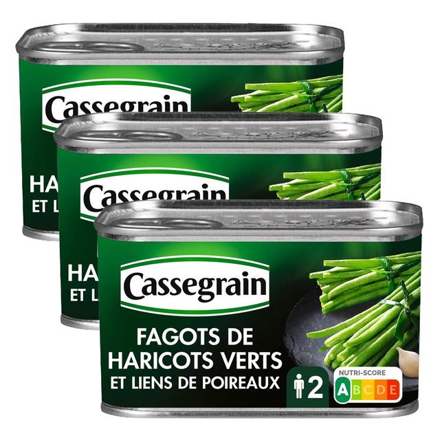 2050000328626 - Cassegrain - 5 Fagots haricot vert et liens de poireaux