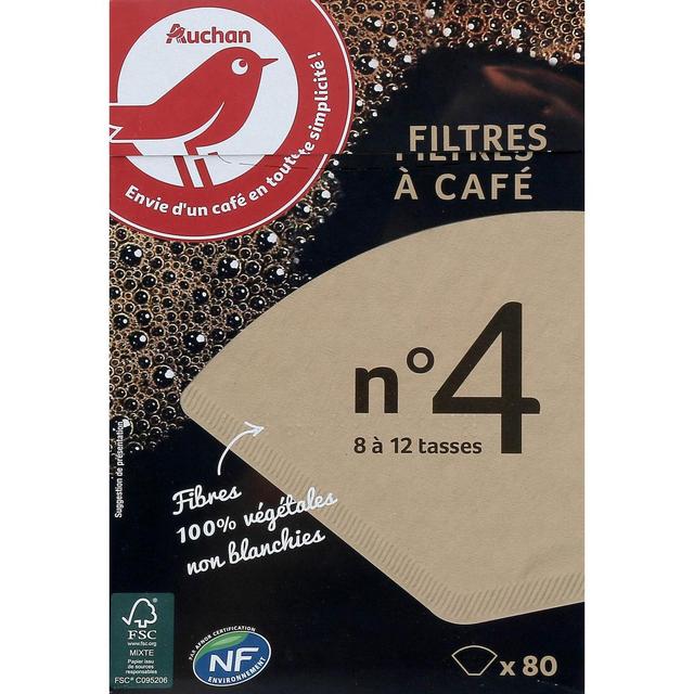 3596710379026 - Auchan - Filtres à café bruns non blanchis n°4