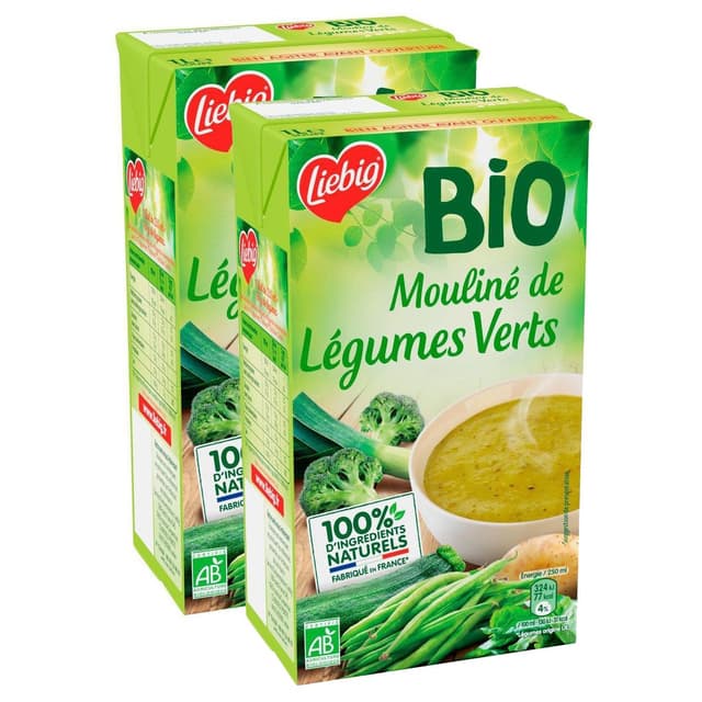 2050000419126 - Liebig - Soupe Mouliné de Légumes Verts Bio