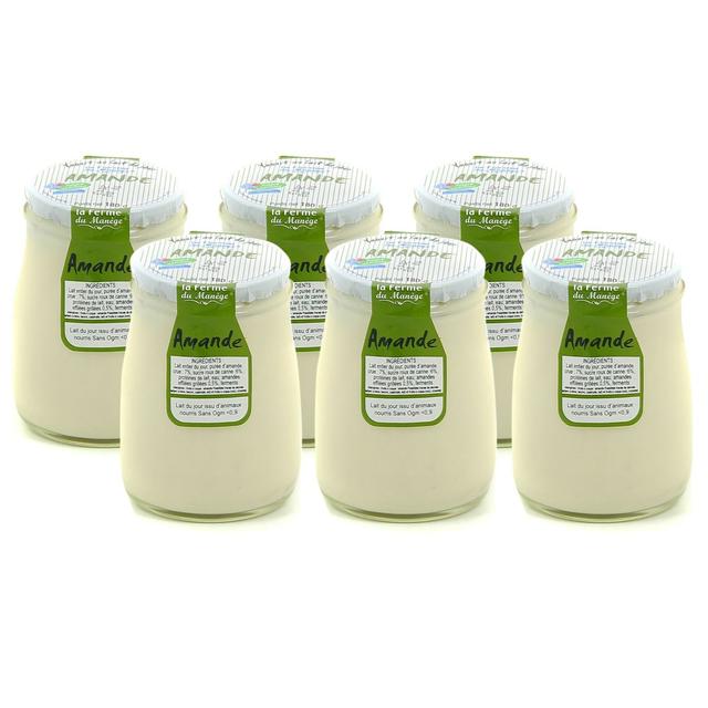2050000239526 - La Ferme du manège - Yaourt Amande au lait entier