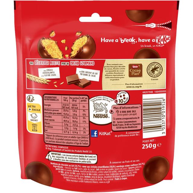 3033710019526 - Kit Kat - Billes de chocolat au lait
