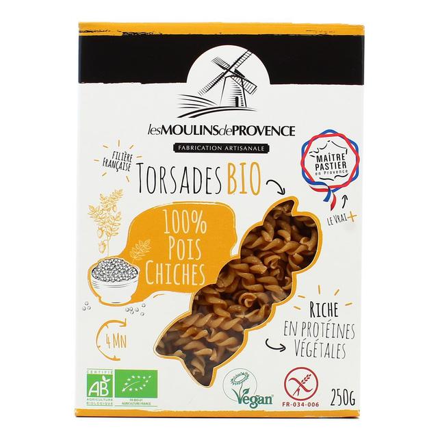 3267460050427 - Les Moulins De Provence - Torsades 100% pois chiche Bio