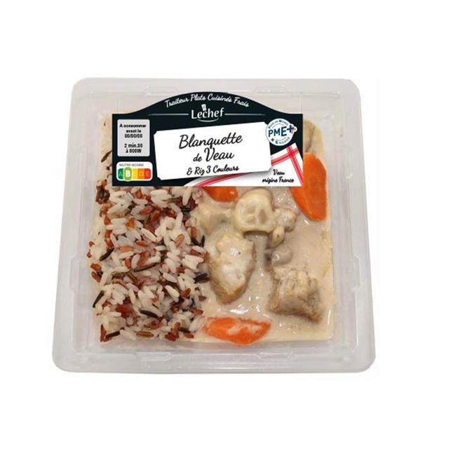 3701222801327 - Lechef - Blanquette de Veau et Riz 3 Couleurs