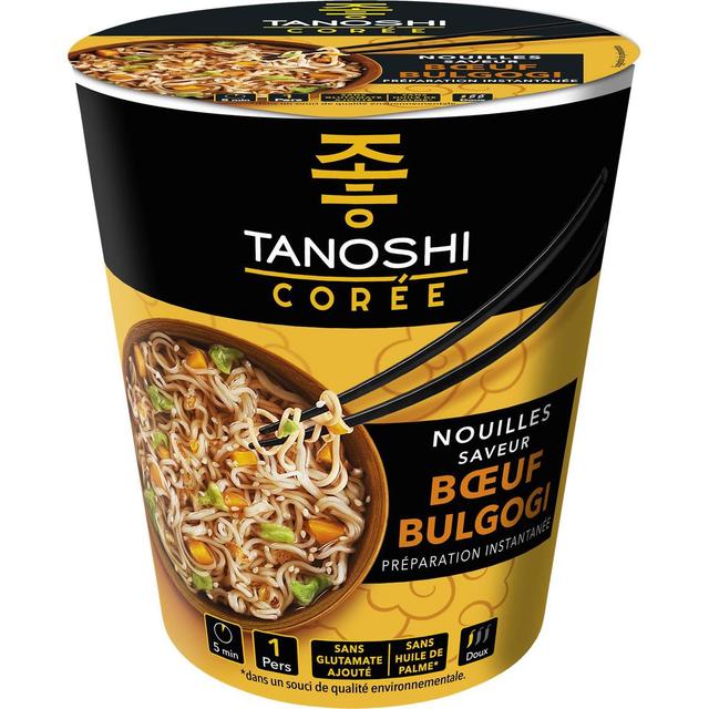3229820802527 - Tanoshi - Corée - Nouilles Coréennes Saveur Boeuf Bulgogi