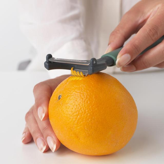 8710755122927 - Brabantia - Épluche-légumes en Y plus zesteur - Fir Green