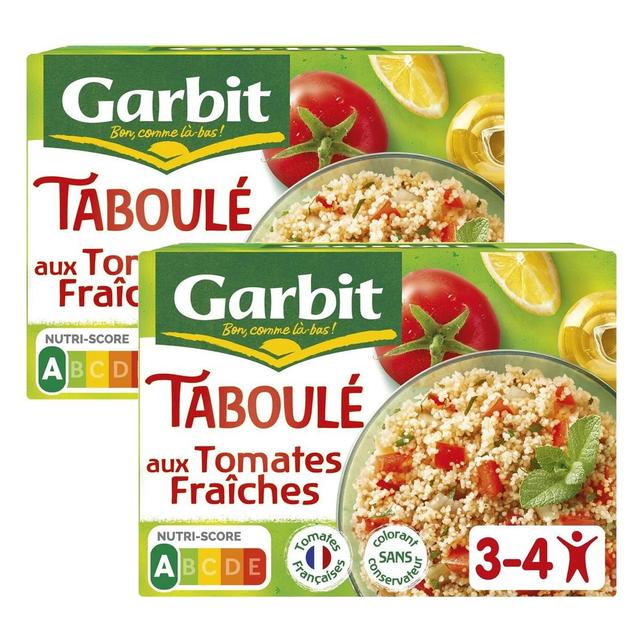 2050000393327 - Garbit - Taboulé aux tomates fraîches, citron, menthe et huile d'olive vierge
