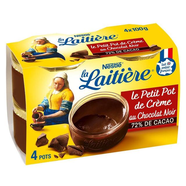 3023290623527 - La laitière - Crème Chocolat Noir 72% de Cacao