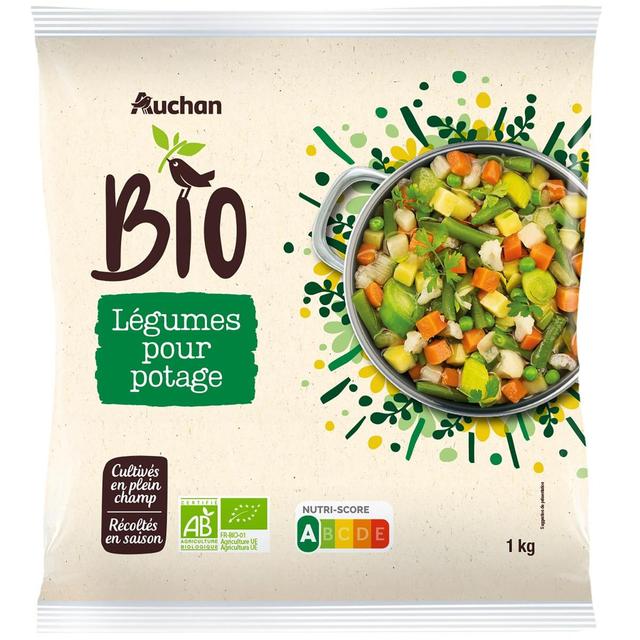 3596710425327 - Auchan BIO - Mélange de légumes pour potage bio