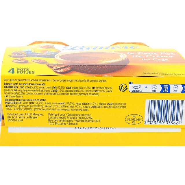 3023290035627 - La laitière - Petit Pot de Crème au café