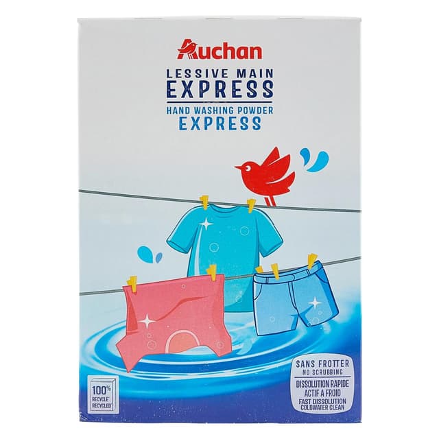 3596710545827 - Auchan - Lessive main en poudre express