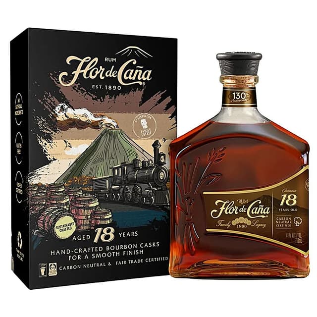 7431008107027 - Flor De Cana - Rhum vieux Nicaragua 18 ans 40°