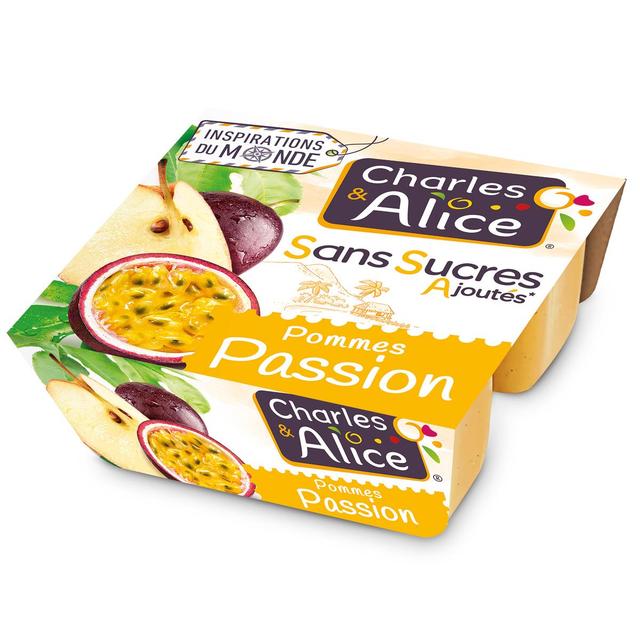 3297760097327 - Charles et Alice - Pommes Passion sans sucre ajouté