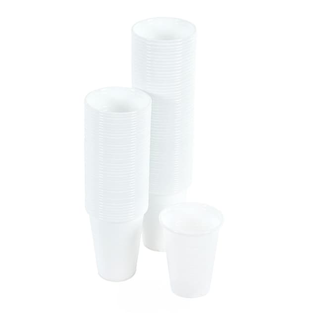 3574380667827 - Homea - Gobelets à eau en PP reutilisable 20 cl Blanc