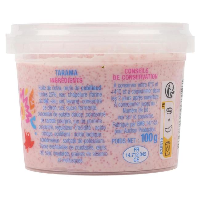 3596710468027 - Auchan - Tarama aux Oeufs de Cabillaud