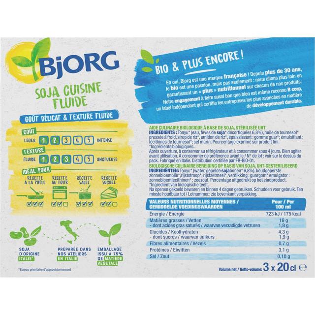 3229820769127 - Bjorg - Soja Cuisine Bio Fluide UHT