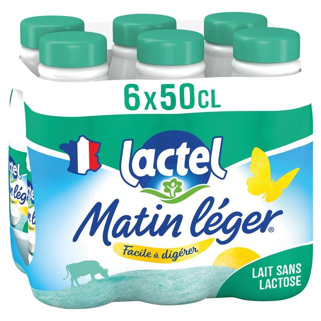 3428273090028 - Matin Léger de Lactel - Lait sans lactose écrémé 0% mg