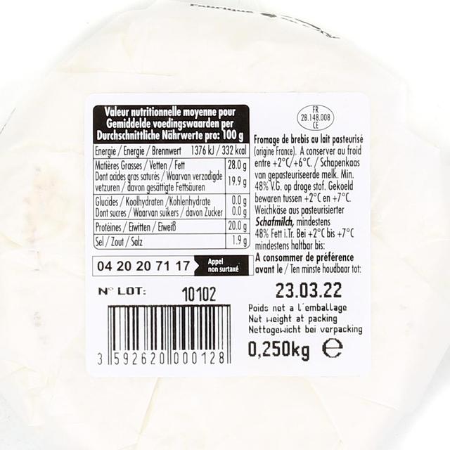 3592620000128 - Louis Rigal - Fromage de brebis Corsica