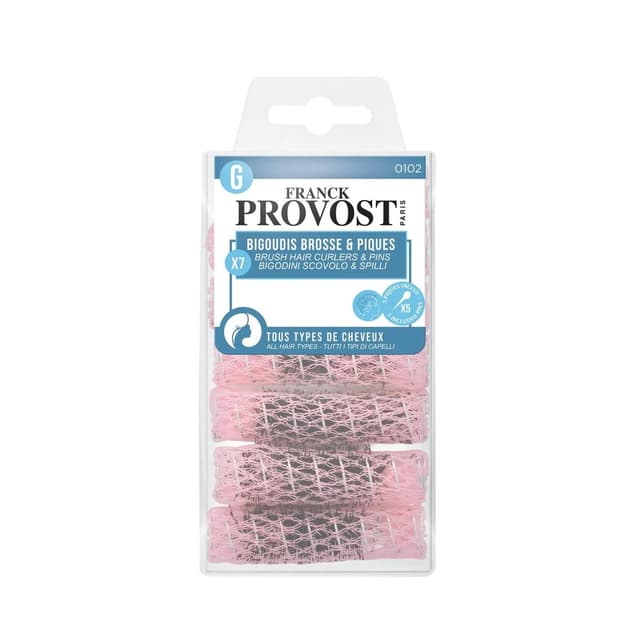 3700206701028 - Franck Provost - Bigoudis brosse avec piques inclus