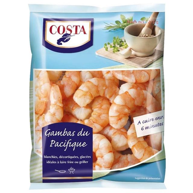 4008467051128 - Costa - Gambas du Pacifique décortiquéees ASC- 14 à 21 pièces