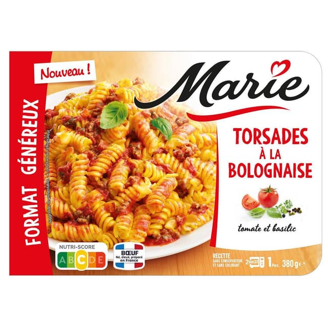 3248830002628 - Marie - Torsades à la Bolognaise, Tomate et Basilic