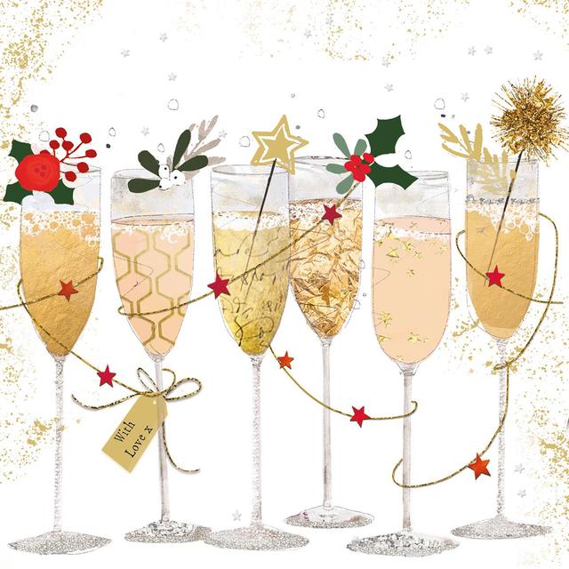 4021766253628 - Paperproducts Design - Serviettes en papier Champagne Glasses
