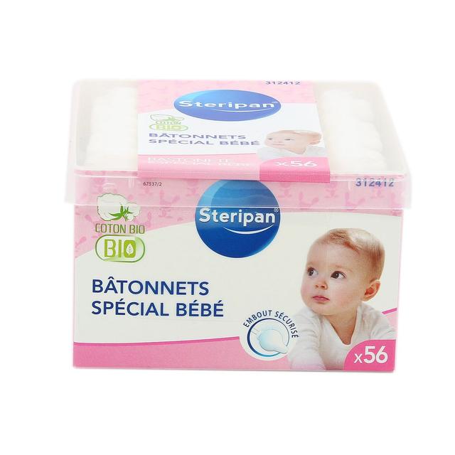 3031443124128 - Steripan - Cotons-tiges Bio Spécial Bébé