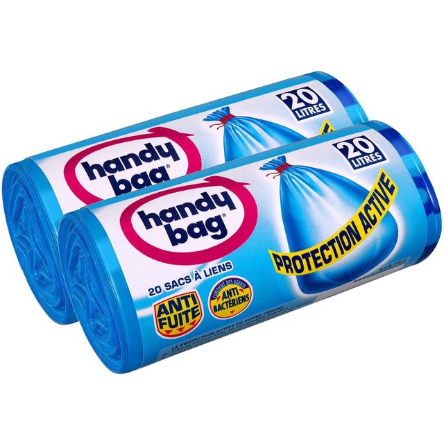 2050000314728 - Handy Bag - Sacs poubelle 20L à liens protection active