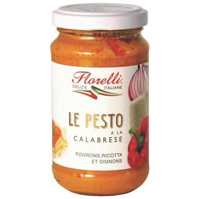 3760077534828 - Florelli - Sauce Pesto à la Calabrese - Poivrons, Ricotta et Oignons