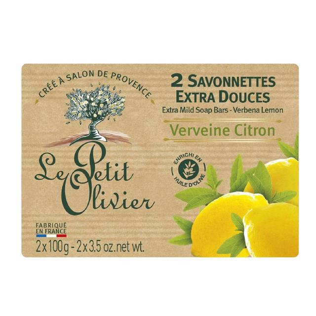 3549620005028 - Le petit Olivier - Savonnettes Extra Douces Verveine Citron