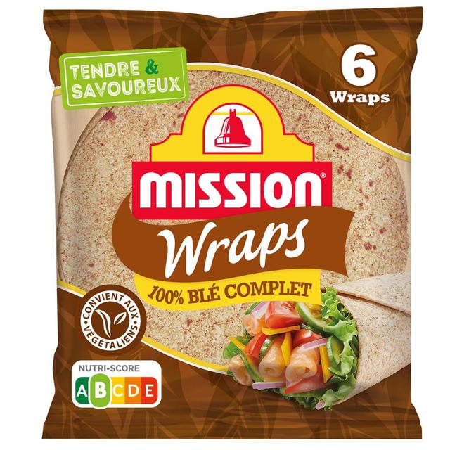 8710637105628 - Mission - 6 galettes Wraps au Blé Complet