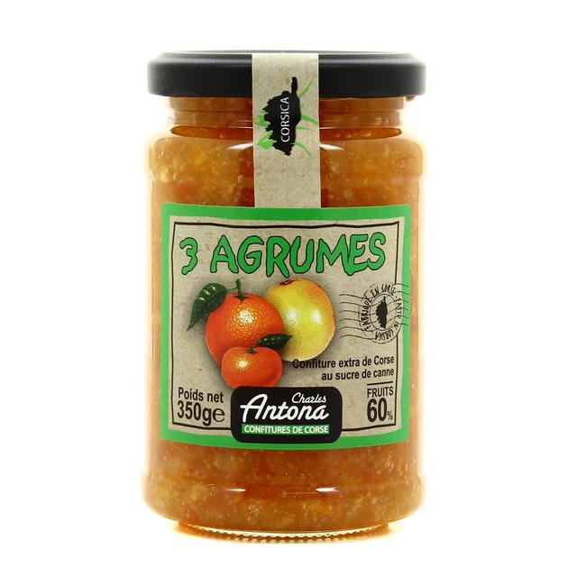 3425471306128 - Charles Antona - Confiture extra de Corse 3 agrumes
