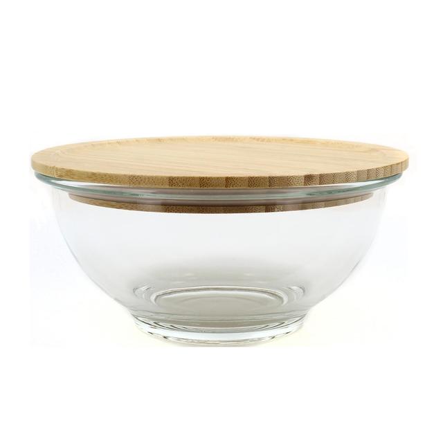 5420059856628 - Point virgule - Bol en verre avec couvercle en bambou