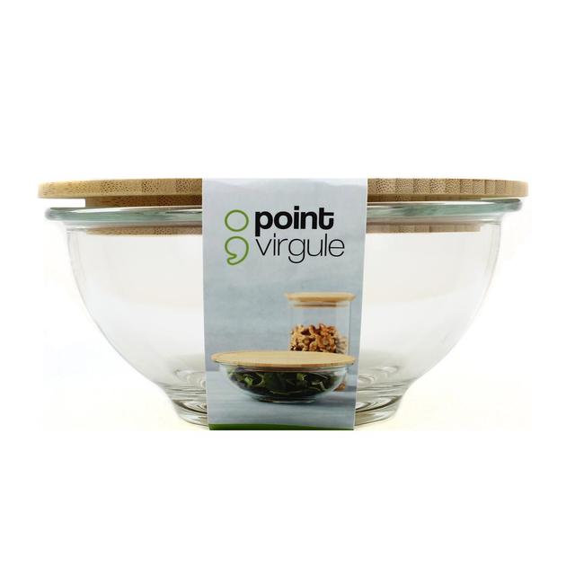 5420059856628 - Point virgule - Bol en verre avec couvercle en bambou