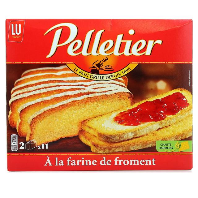 7622210416728 - Pelletier - Pain grillé grandes tranches froment x22