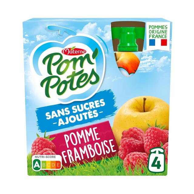 3021761206828 - Pom Potes - Pomme Framboise sans sucres ajoutés