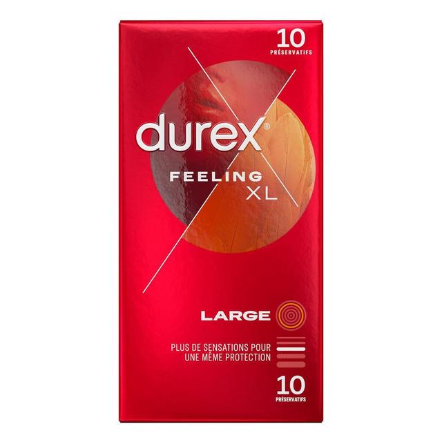 3059948007128 - Durex - Préservatifs Feeling XL