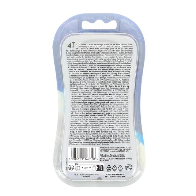 3086123347328 - Bic - Rasoir 3 lames mobiles Flex3