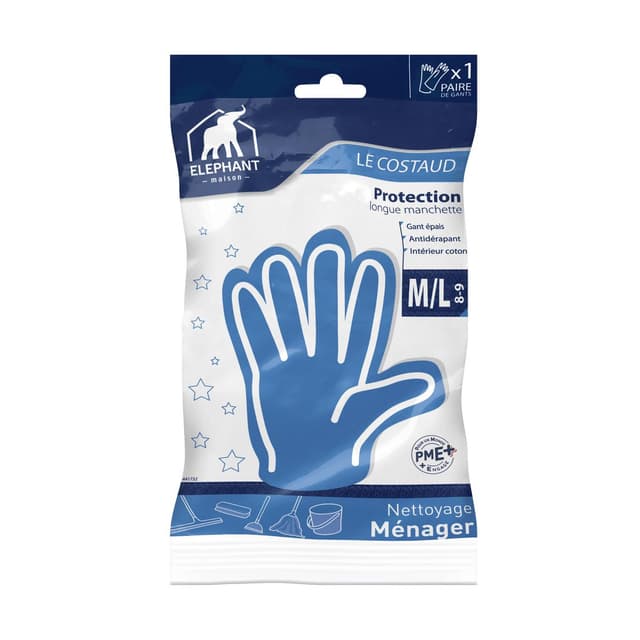 3543534417328 - Elephant - Gants Le Costaud - Nettoyage intense - Taille M/L