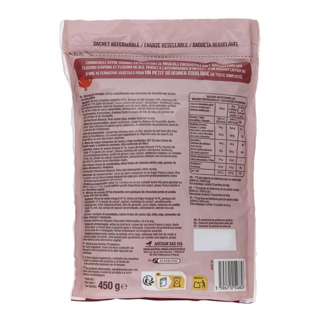 3596710548828 - Auchan - Muesli Chocolat noir noisette