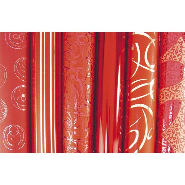 3329680958928 - Maildor - Un rouleau de papier cadeau Premium rouge