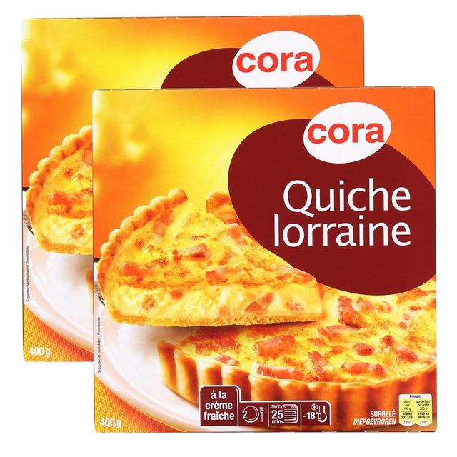2050000269028 - Cora - Quiche Lorraine aux oeufs frais et à la crème fraiche