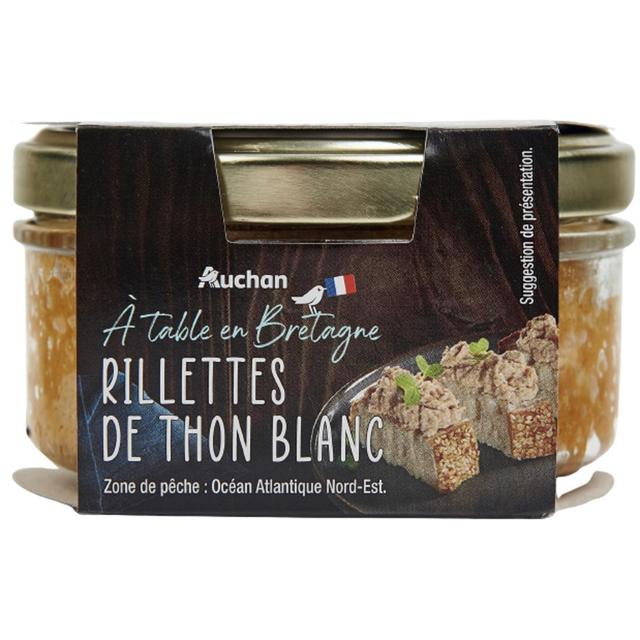 3596710339228 - Auchan Terroir - Rillettes de thon blanc