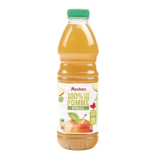 3596710449828 - Auchan - Pur jus de pomme douce sans sucres ajoutés