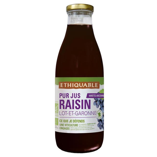 3760091729828 - Ethiquable - Commerce Equitable - Pur jus de raisin variété ancienne Bio de la vallée de la Garonne, du Tarn et du Lot