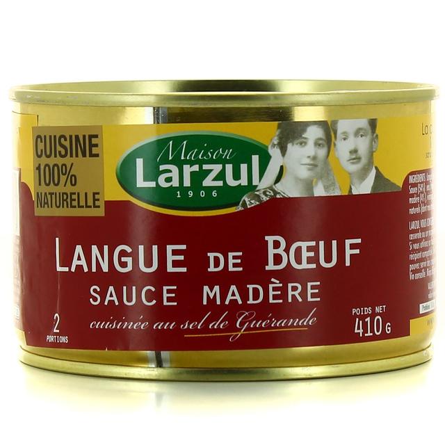 3256477081029 - Maison Larzul - Langue de boeuf sauce madère cuisinée au sel de Guérande