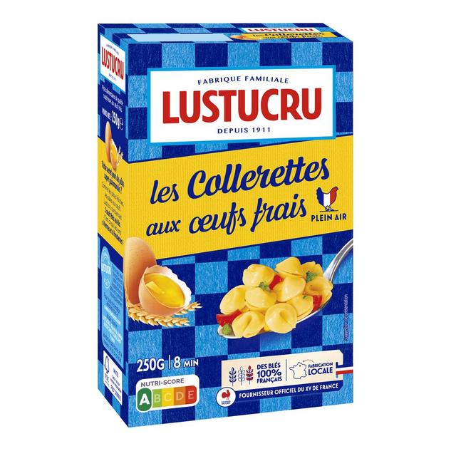 3073190101229 - Lustucru - Pâtes Collerettes aux Oeufs Frais