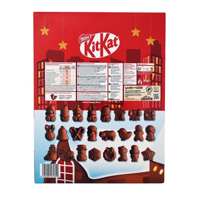 8445291171329 - Kit Kat - Calendrier de l'avent enfants Chocolat au Lait