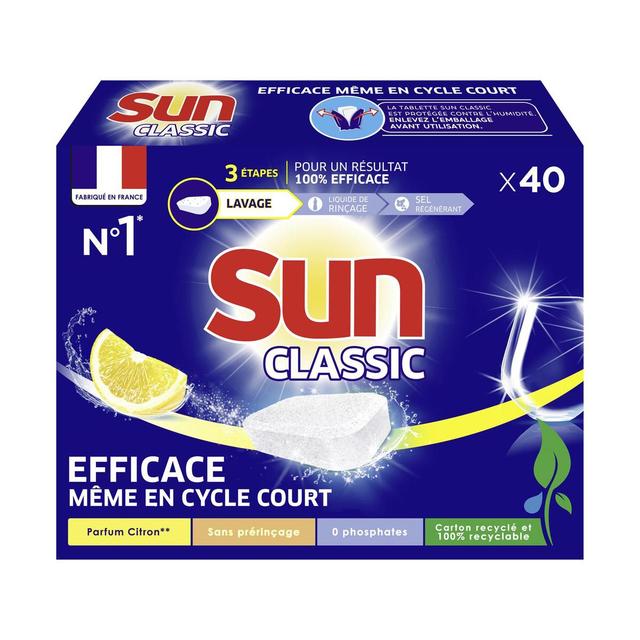 8712561771429 - Sun - Tablette lave vaisselle claissic citron